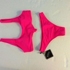 Zaful Pink bikini Swimwear